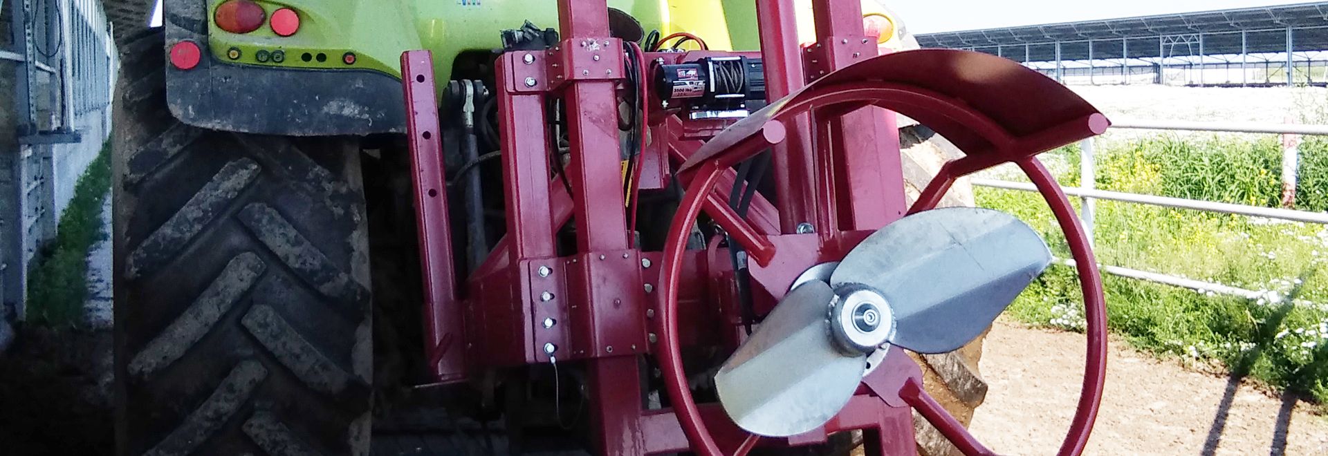 Навесная гидравлическая мешалка