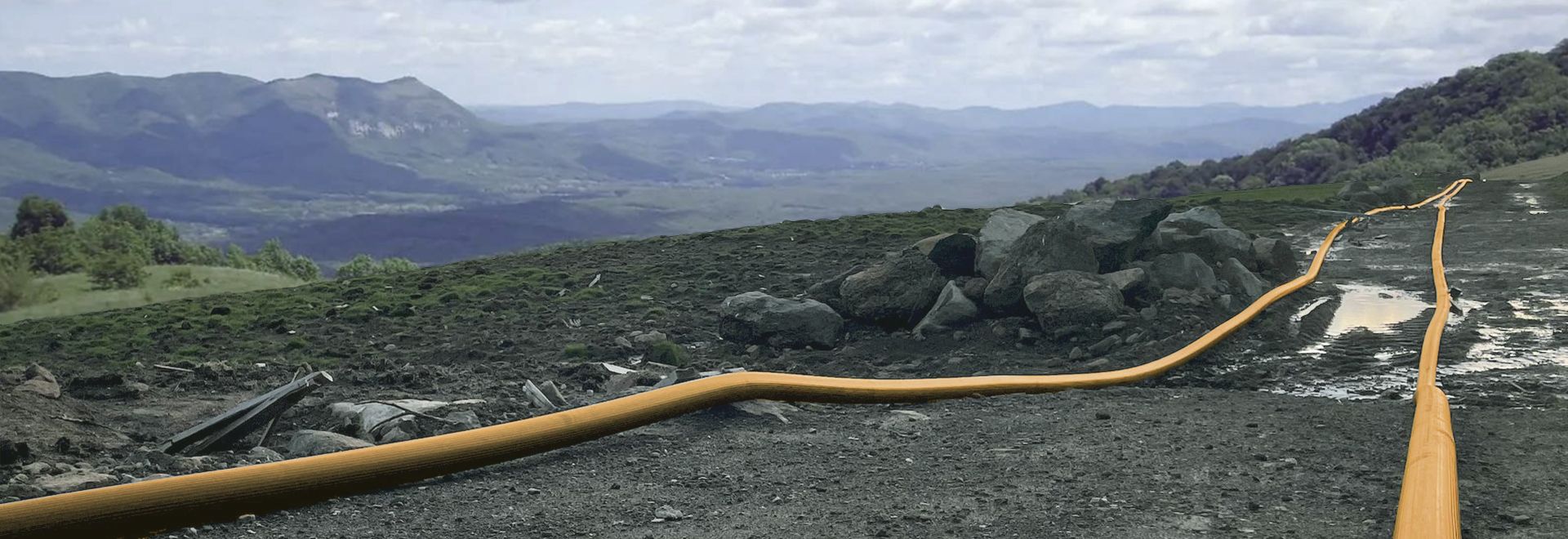 Рукава для снижения уровня подземных вод в ГОК