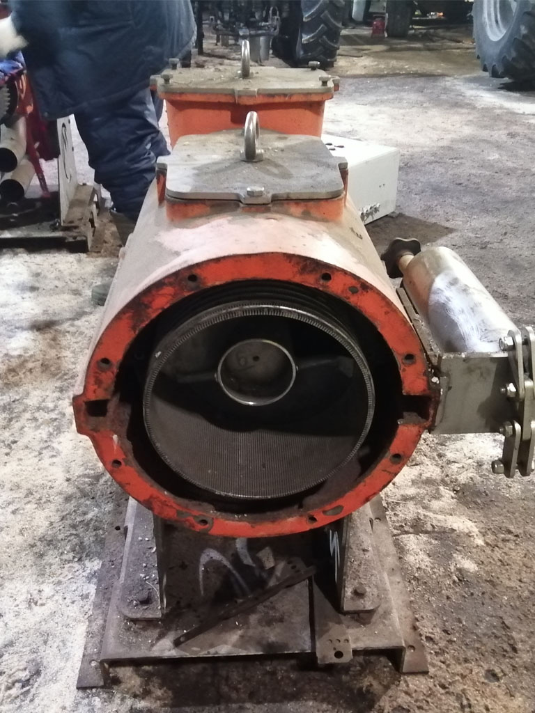 Ремонт сепаратора и замена сита