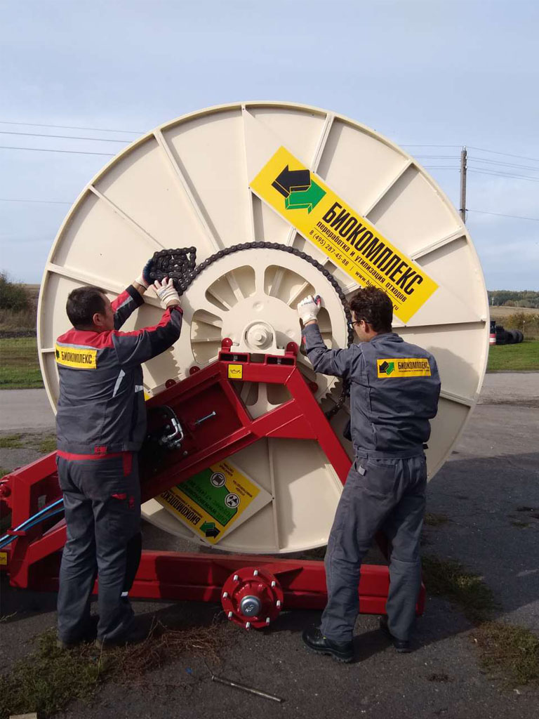 Ремонт катушки транспортировщика