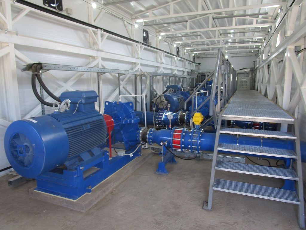 Промышленные насосы для перекачки воды на насосной станции