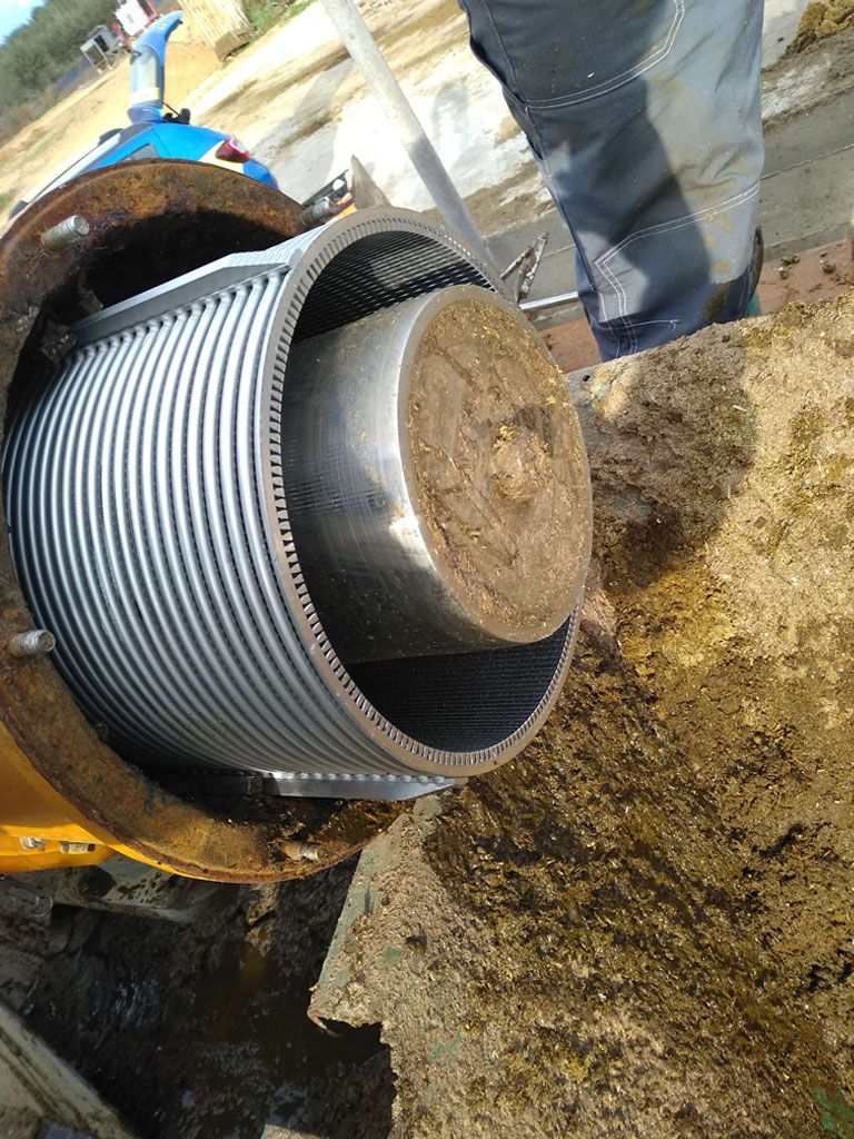 Новое сито шнекового сепаратора