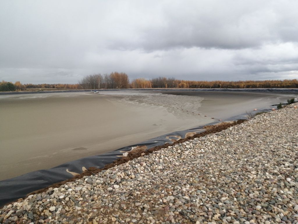 перемешивание навоза в лагунах