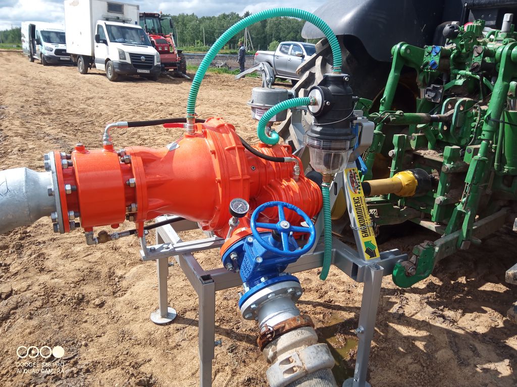 насосная станция от вала отбора мощности