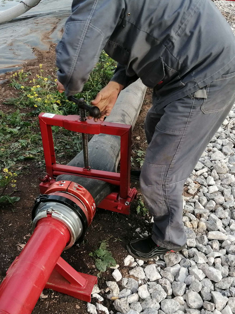 Подключение расходомера в шланговой системе