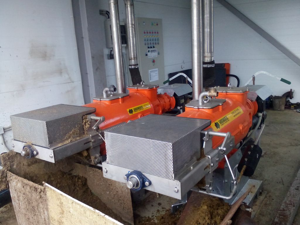 Разделение навоза на фракции