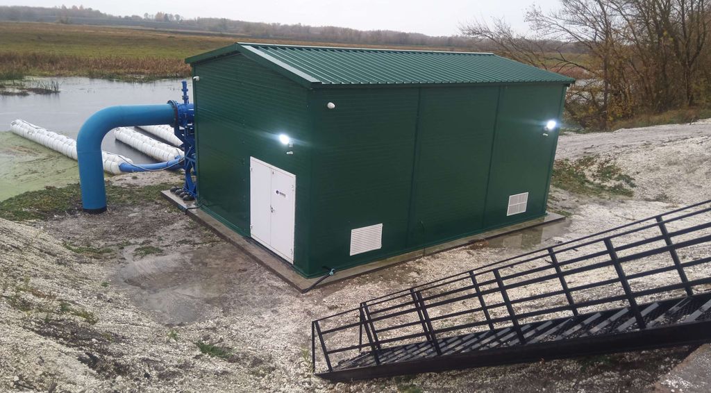 Насосная станция в блочно модульном исполнении