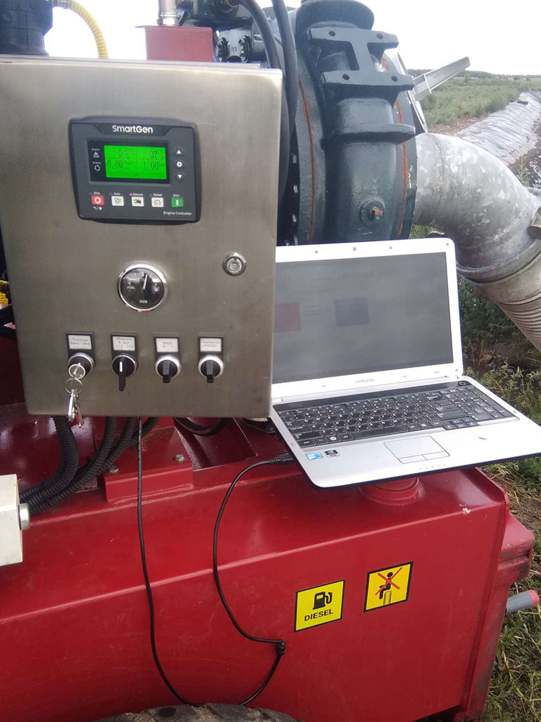 Диагностика дизельной насосной станции