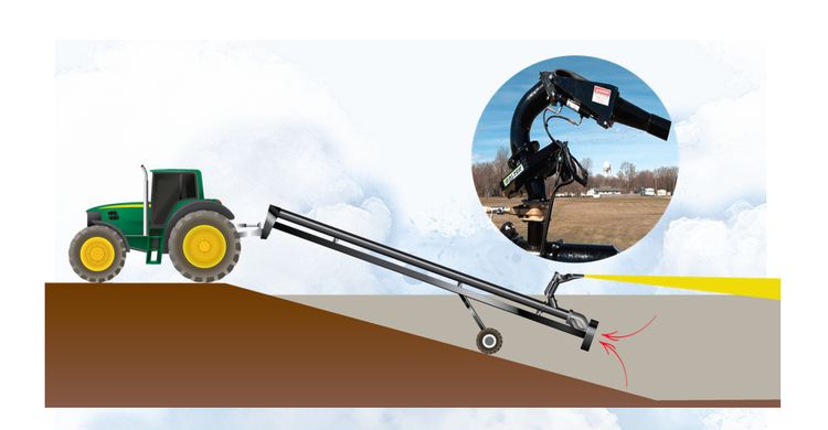 Перемешивание навоза лагунной помпой Биокомплекс