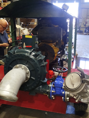 Ремонт гидравлического насоса на насосной станции