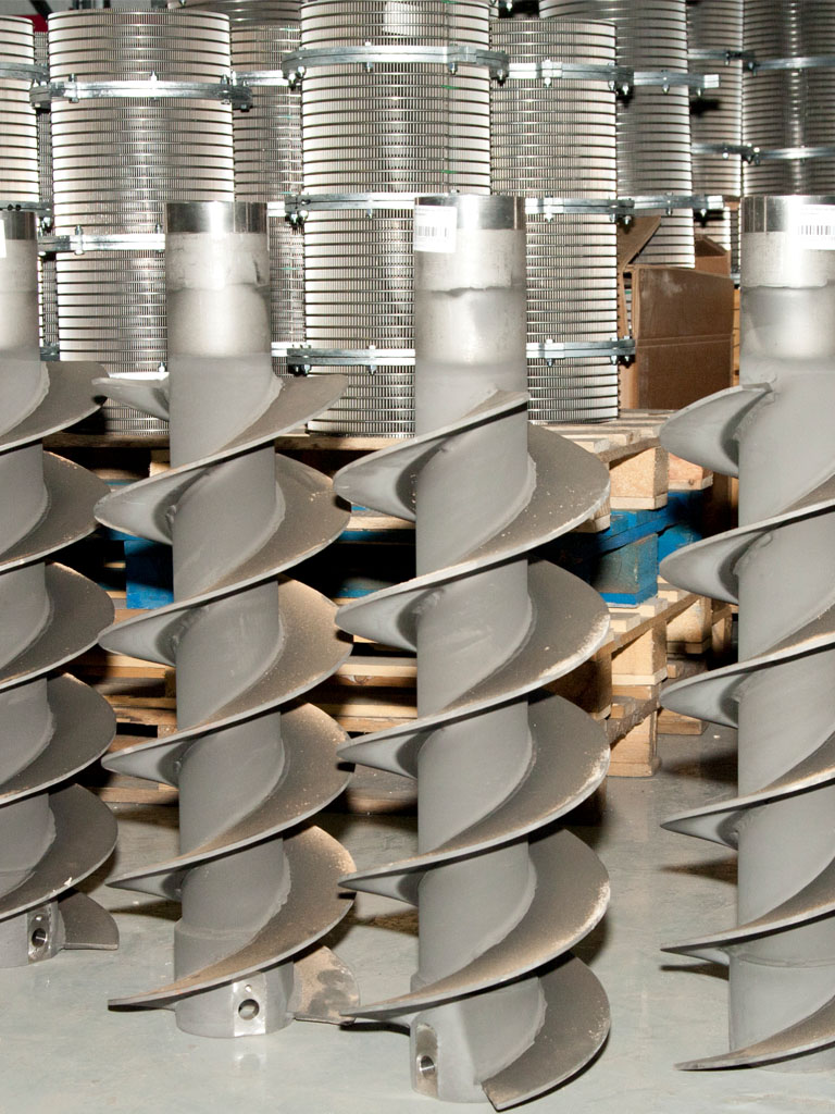 Шнеки для шнекового сепаратора