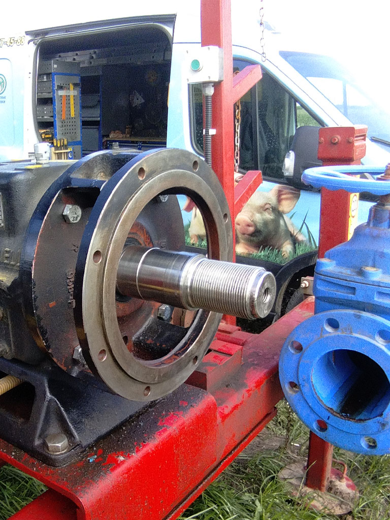 Ремонт насоса для перекачки на насосной станции