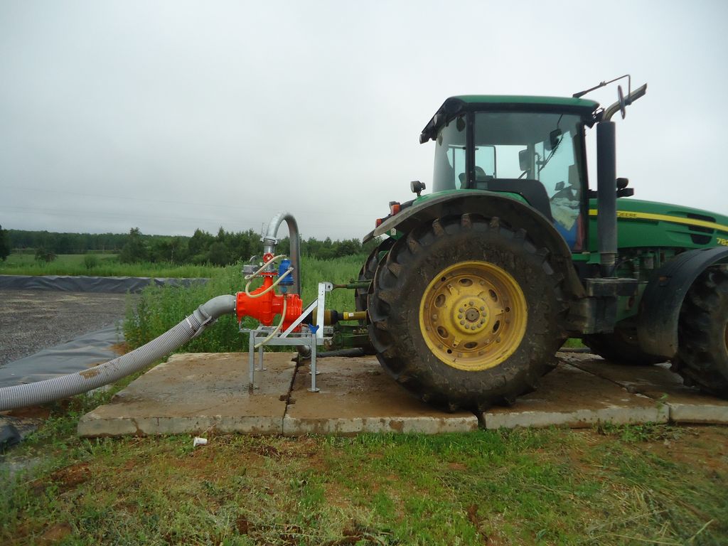 насосная станция от ВОМ трактора