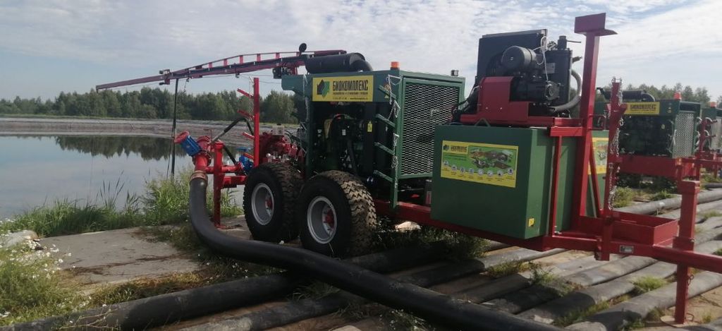 Дизельная насосная станция ДНС (Двухосная насосная станция со стрелой)