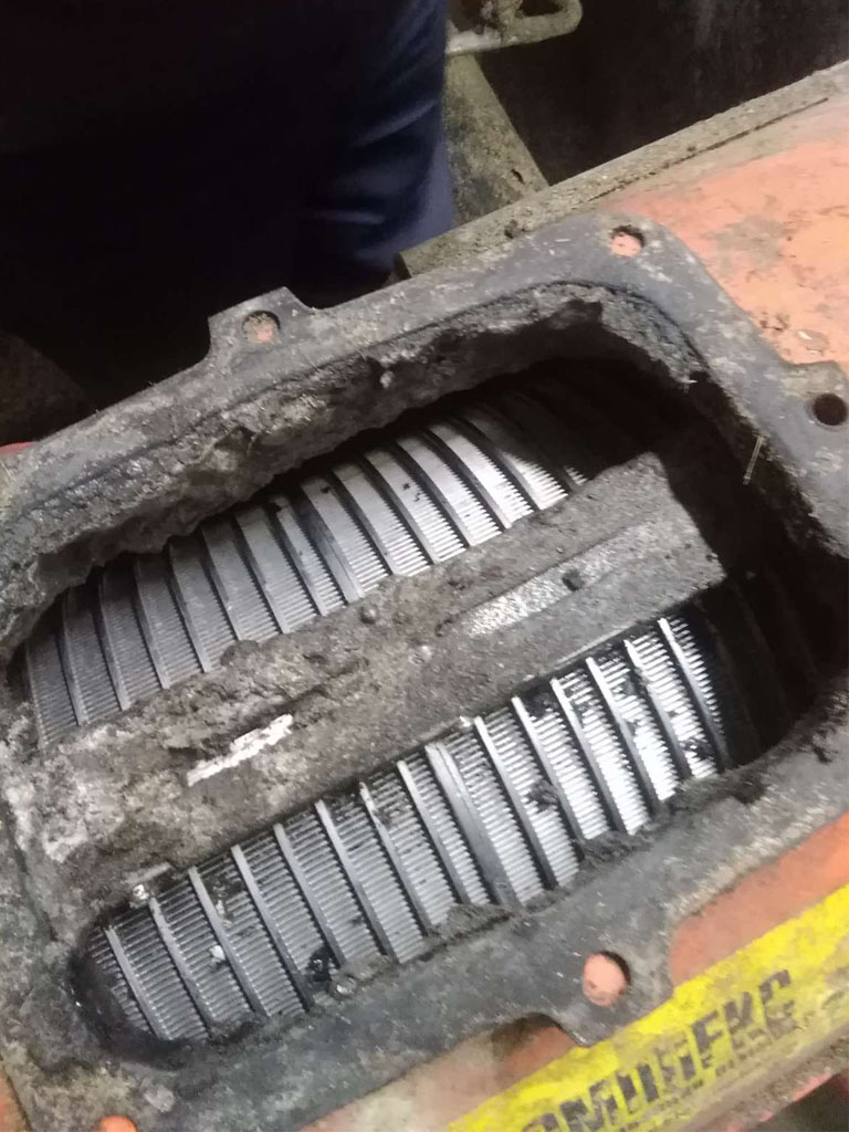 Установлено новое сито на сепараторе